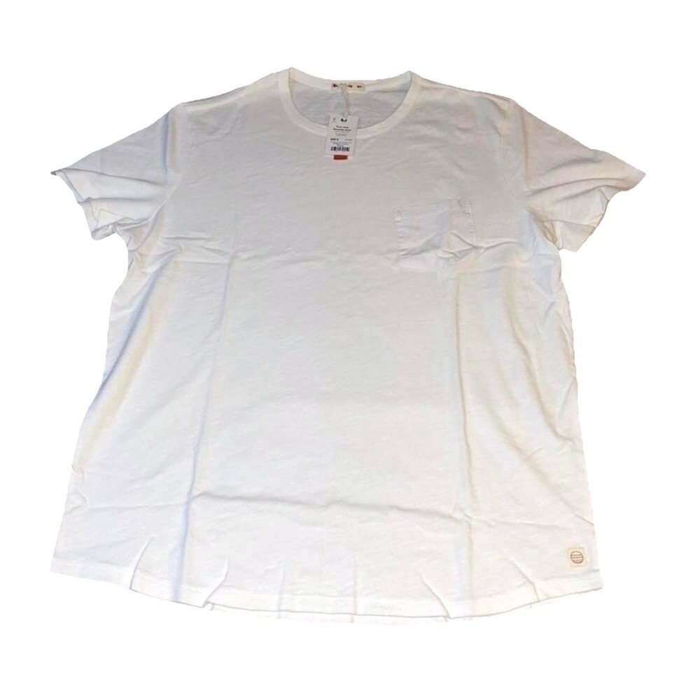 Marine Layer Heavy Slub Pocket Tee T-Shirt Mens M/L Antique Cream Soft New NWT
